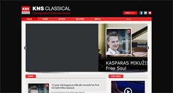 Desktop Screenshot of knsclassical.com