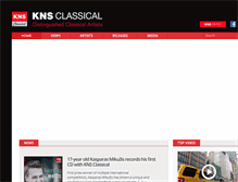 Tablet Screenshot of knsclassical.com